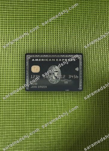 USA BMO Bank of Montreal bank AMEX black card photolook front